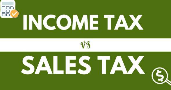 income tax and sales tax